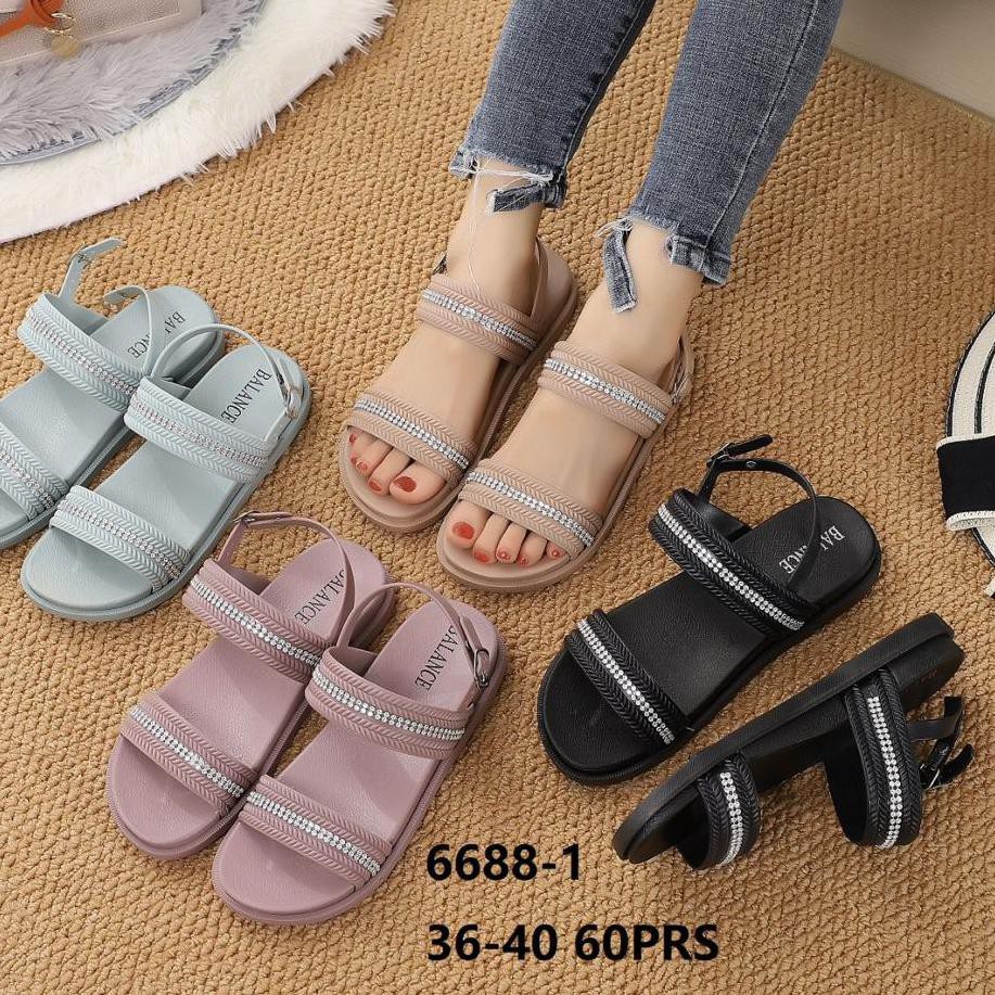 Giày Sandal Thạch Dẻo Cân Bằng New Balance 6688-1 / Sandaj Cho Nữ