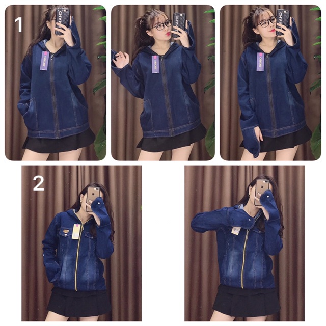 [Xả hàng] Áo khoác nắng jeans