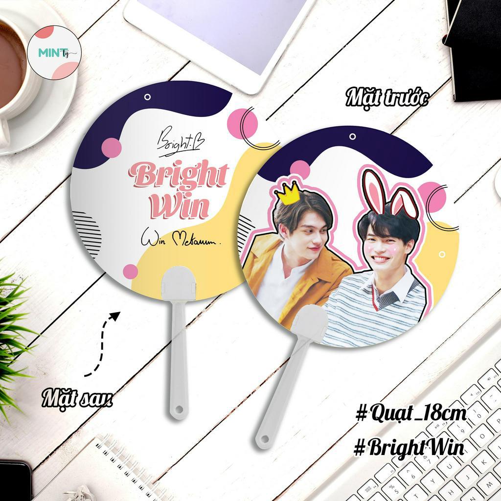 Quạt tròn BrightWin 18cm nhiều mẫu