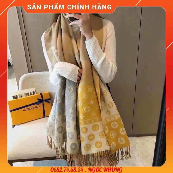 Khăn Choàng Len Cao Cấp Size 180x60cm Nhiều Mẫu Đẹp