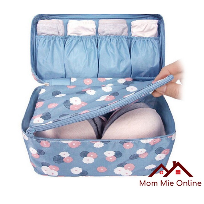 Túi đựng đồ lót cá nhân du lịch hoa văn chống thấm - T002
