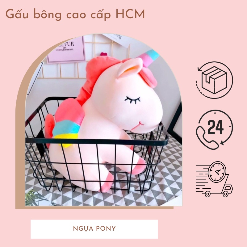 Gấu Bông Ngựa Pony Giá Rẻ Cao Cấp Dễ Thương