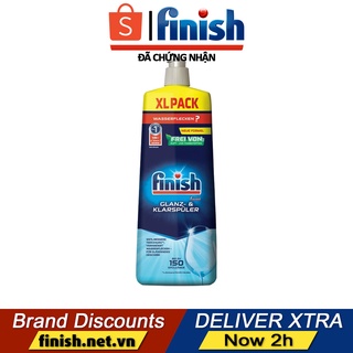 Nước làm bóng chén bát Finish - Chất trợ xả đặc biệt cho máy rửa chén bát