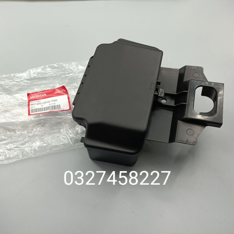 Hộp nhựa đồ nghề dưới yên xe DREAM lùn zin Honda