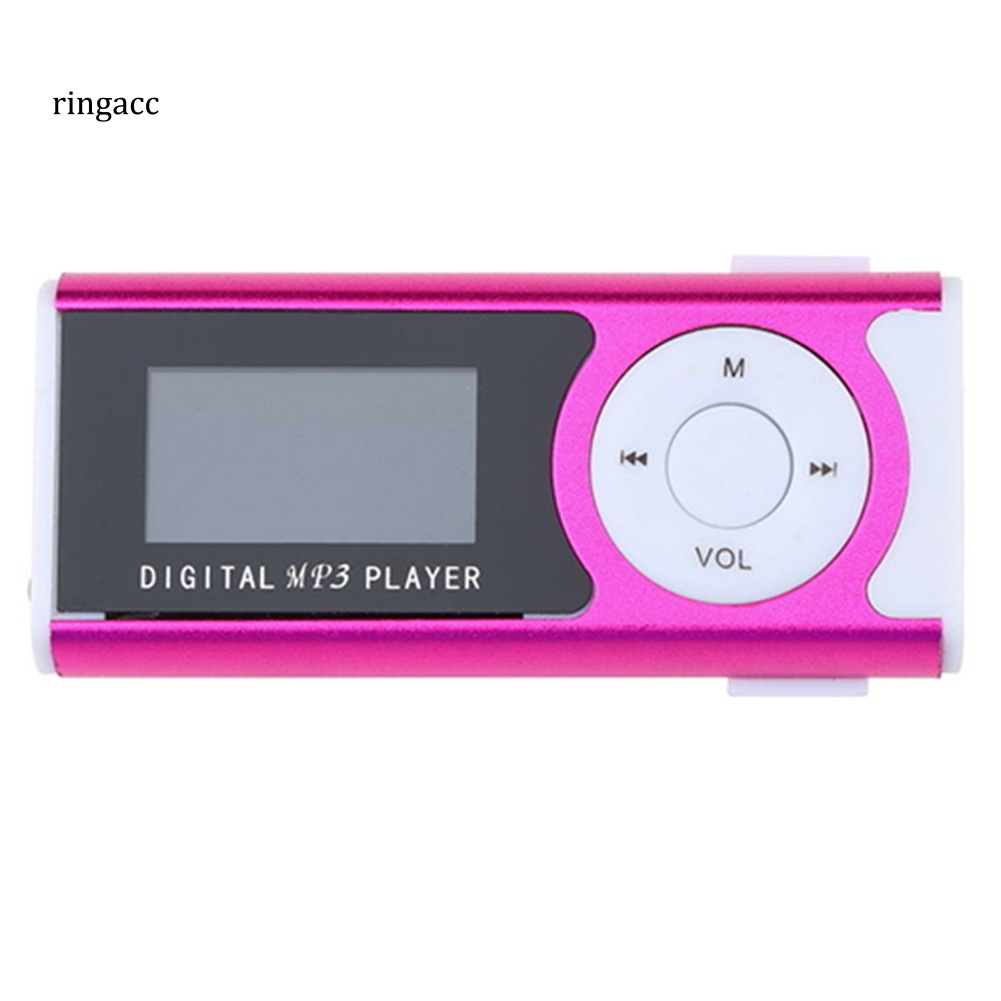 Máy nghe nhạc MP3 màn hình LCD hỗ trợ thẻ nhớ Micro SD TF 16GB