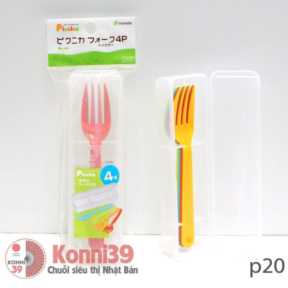 NĨA NHỰA INOMATA⚡𝗙𝗥𝗘𝗘 𝗦𝗛𝗜𝗣 ⚡Thiết kế vừa với miệng của các bé còn nhỏ, đang trong quá trình tập ăn