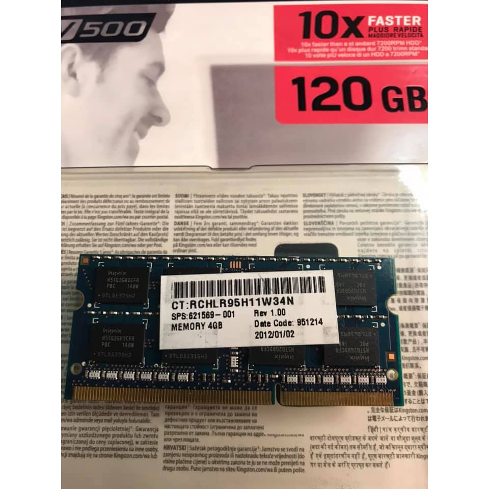 Ram Laptop Hynix DDR3 4GB 1600 PC3-12800s