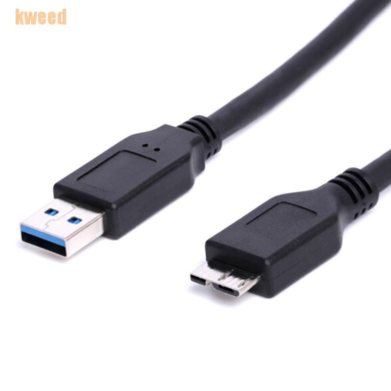 Dây Cáp Dữ Liệu Usb 3.0 Mini Màu Đen Bằng Nhựa