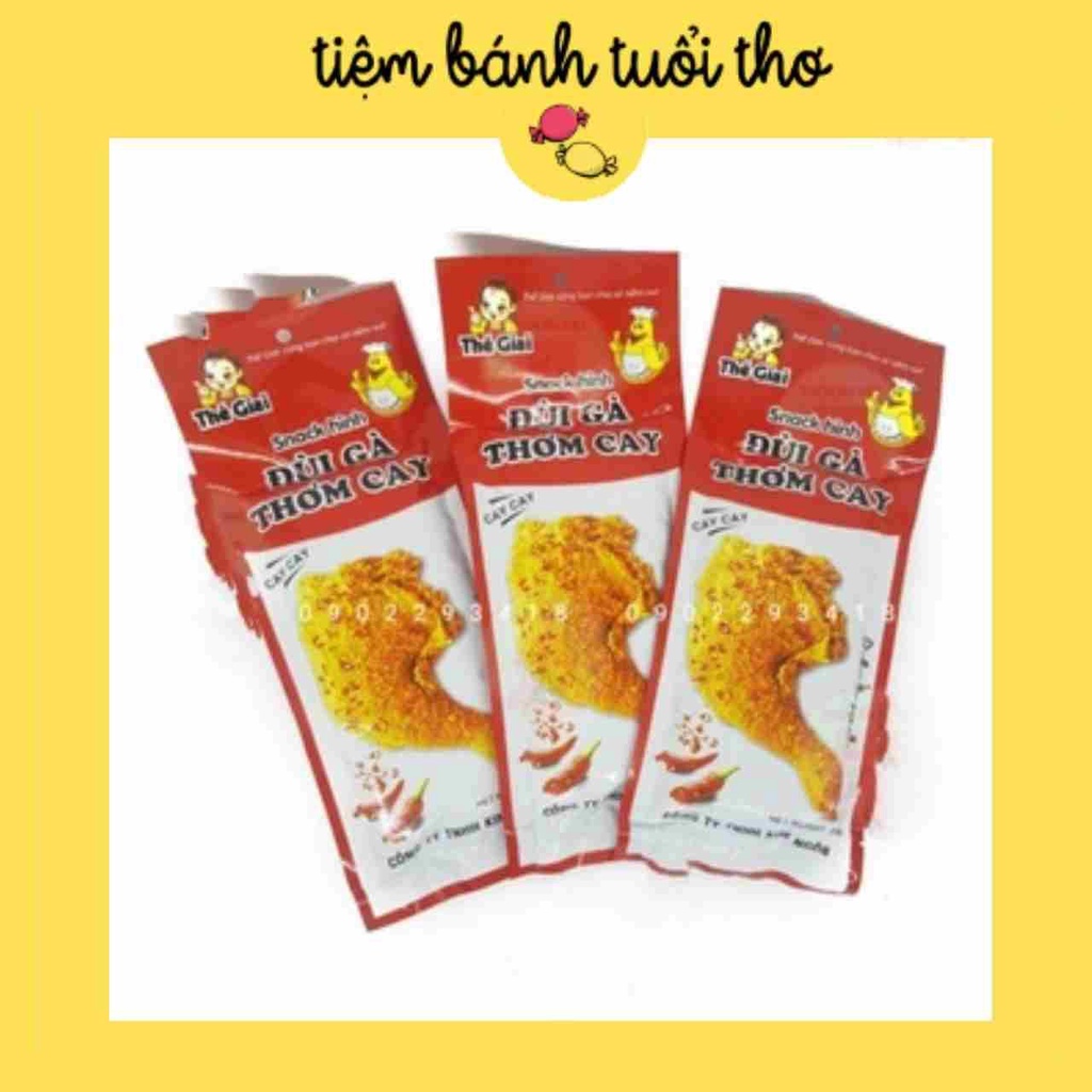 Snack hình Đùi Gà Tê Cay - Ăn Vặt Trung Quốc - Tiệm Bánh Tuổi Thơ