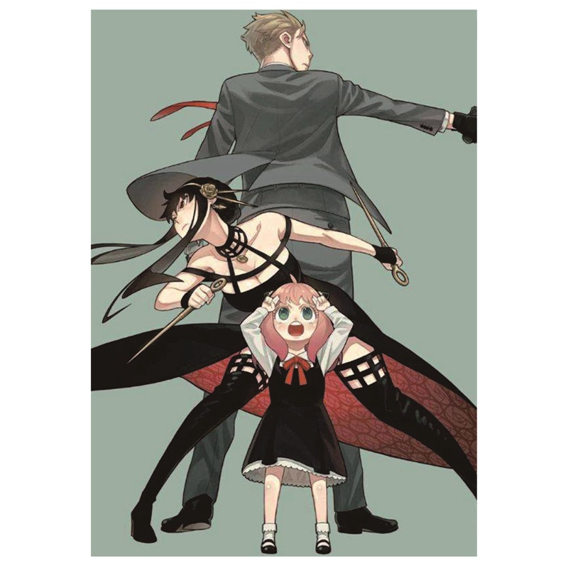 Poster Treo Tường Trang Trí In Hình Nhân Vật Anime Spy×Family