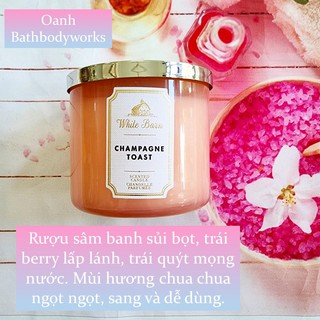 [Đủ mùi] Nến thơm 3 bấc Bath & Body Works (Auth)