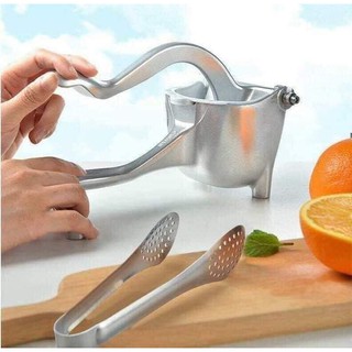 Dụng cụ ép nước hoa quả bằng tay, vắt nước cam chanh kiệt nước, bóc tách hạt óc chó... dễ dàng chất liệu bằng nhôm