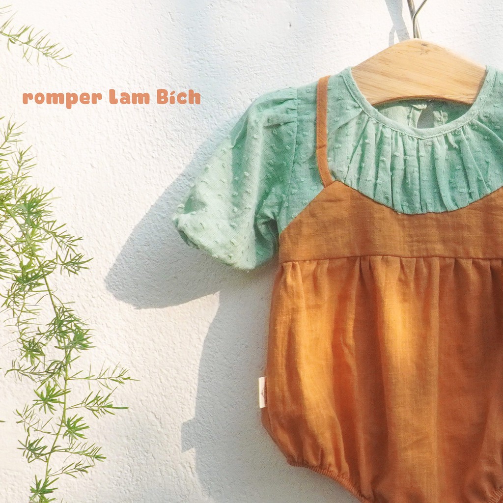 Romper Lam Bích - bodysuit thiết kế cho bé gái