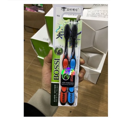 Bàn chải đánh răng than Tre BOSSI 921 Cao cấp Hàn quốc - lẻ 1 cái
