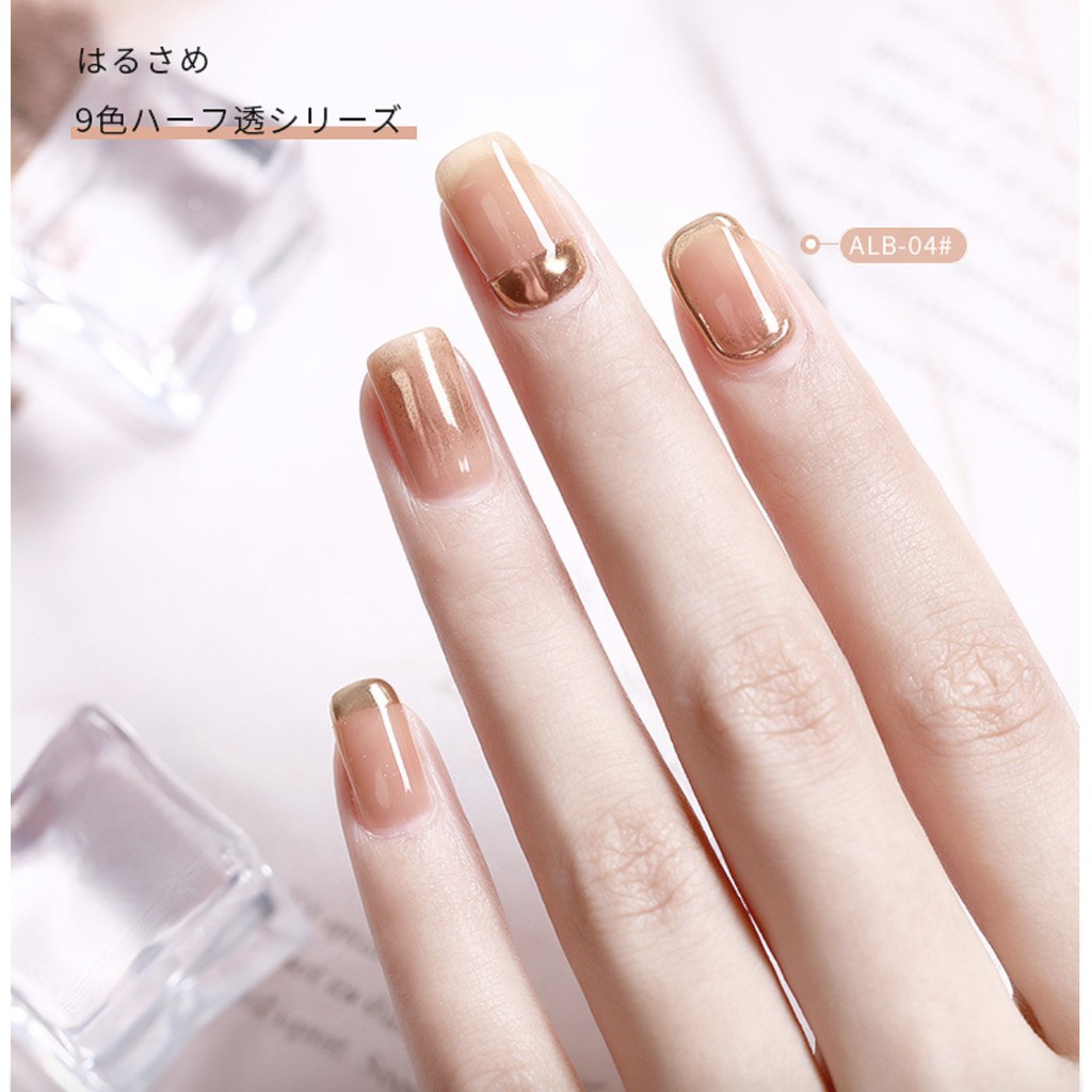 Sơn Gel Thạch AS Mẫu Mới Chai Đỏ Mã ALB 15ml Chính Hãng