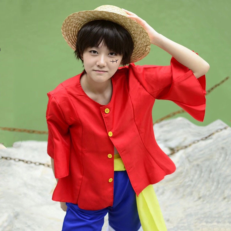 Trang Phục Hóa Trang Nhân Vật Luffy Trong Phim Hoạt Hình One Piece