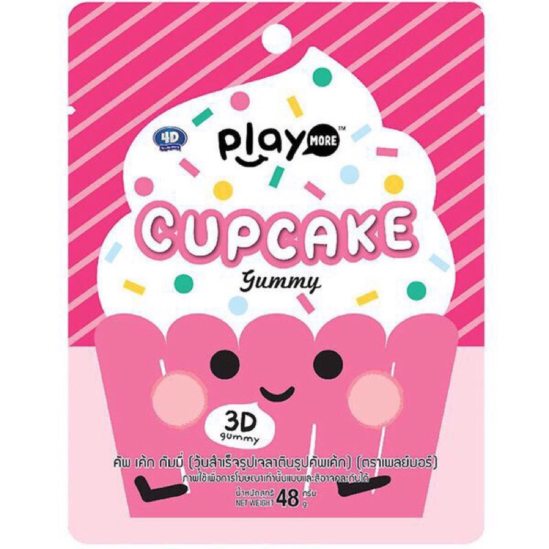 KẸO DẺO PLAY MORE 4D 48g-72g