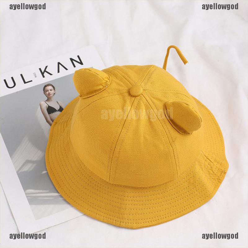 Nón Bucket Che Nắng Phối Tai Mèo Dễ Thương Thời Trang Mùa Hè Cho Bạn Gái
