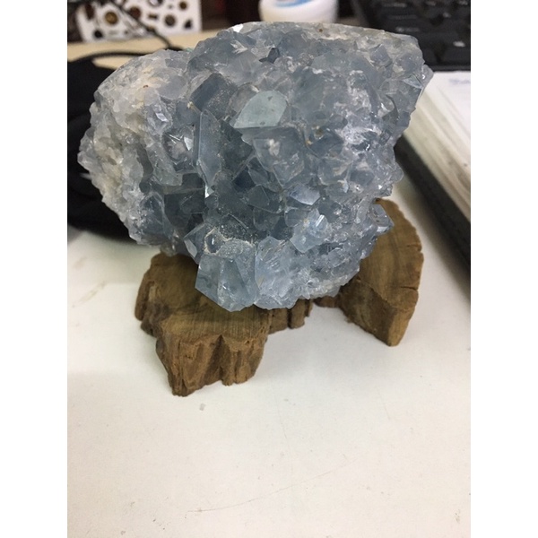 1 Hốc / Cụm Đá Thô Raw Selentine Stone Xanh