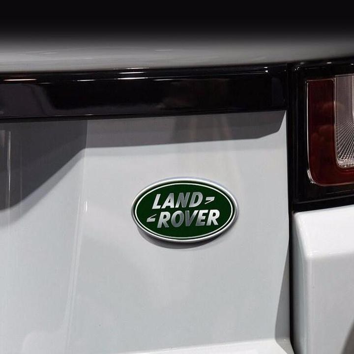 Huy hiệu Logo biểu tượng sau xe Land Rover kích thước 90×48mm - Mã: RRS90