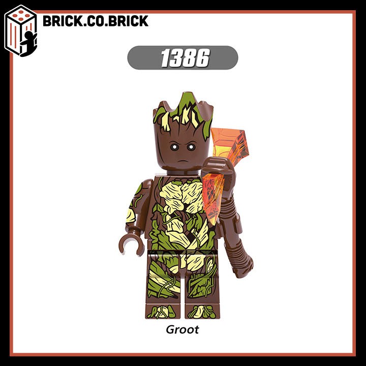Marvels Avengers End Game Đồ Chơi Lắp Ráp Minifigure Siêu Anh Hùng Captain Thor Loki Carter Groot