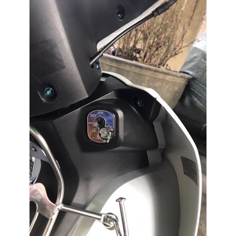 Ốp ổ khoá wave tutanlium chuẩn xịn có sẵn keo 3m