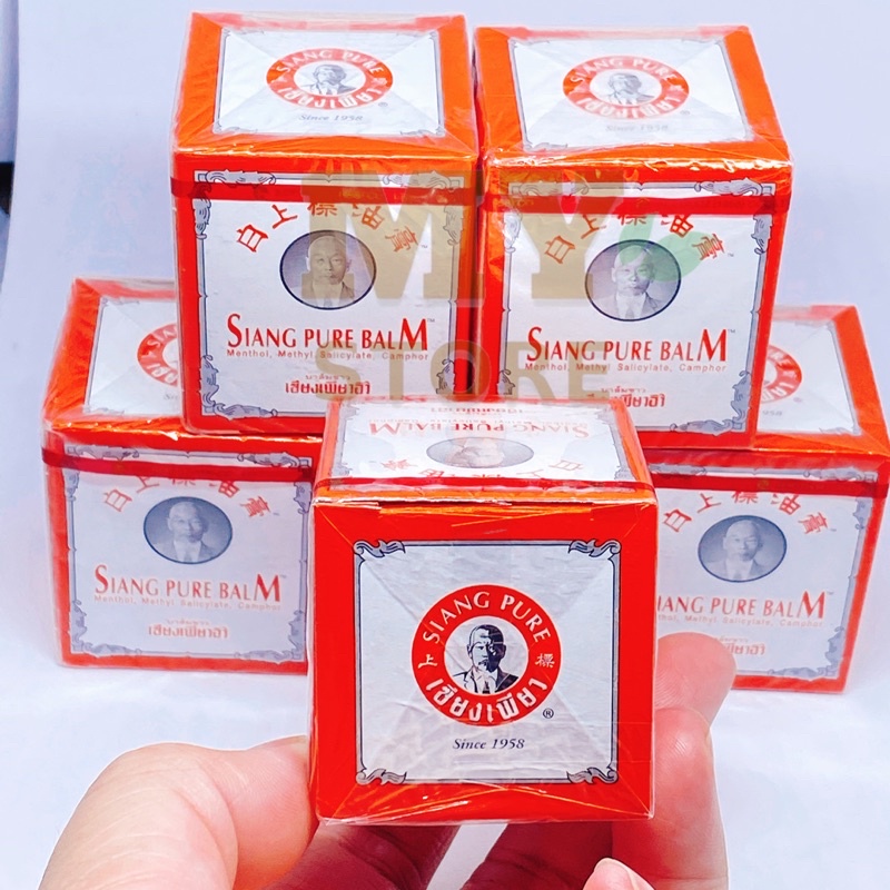 (Chính Hãng) Dầu Cù Là Ông Già Siang Pure Trắng Thái Lan 12g