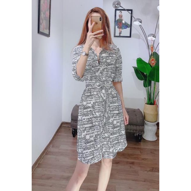 Váy suông chữ kèm đai siêu xinh | BigBuy360 - bigbuy360.vn