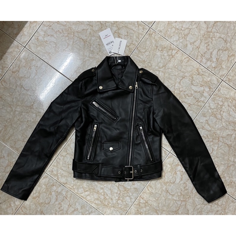 Áo Khoác Da Xuất Xịn Nâu Size XS