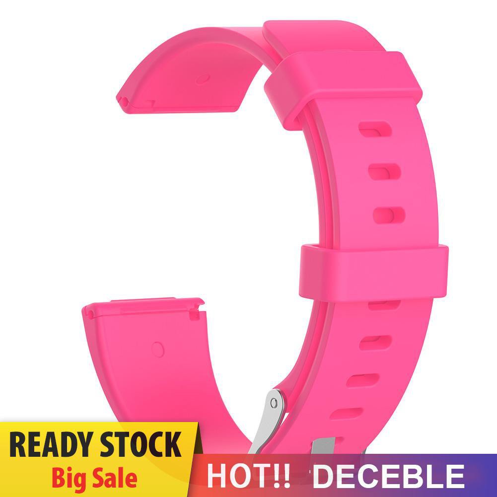 Deceble Soft Silicone Replacement Sport Wristband Watch Band Strap for Fitbit Versa