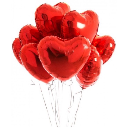 Bong Bóng Nhôm Hình Ngôi Sao, Trái tim , trang trí sinh nhật happy birthday tiệc cưới các ngày lễ