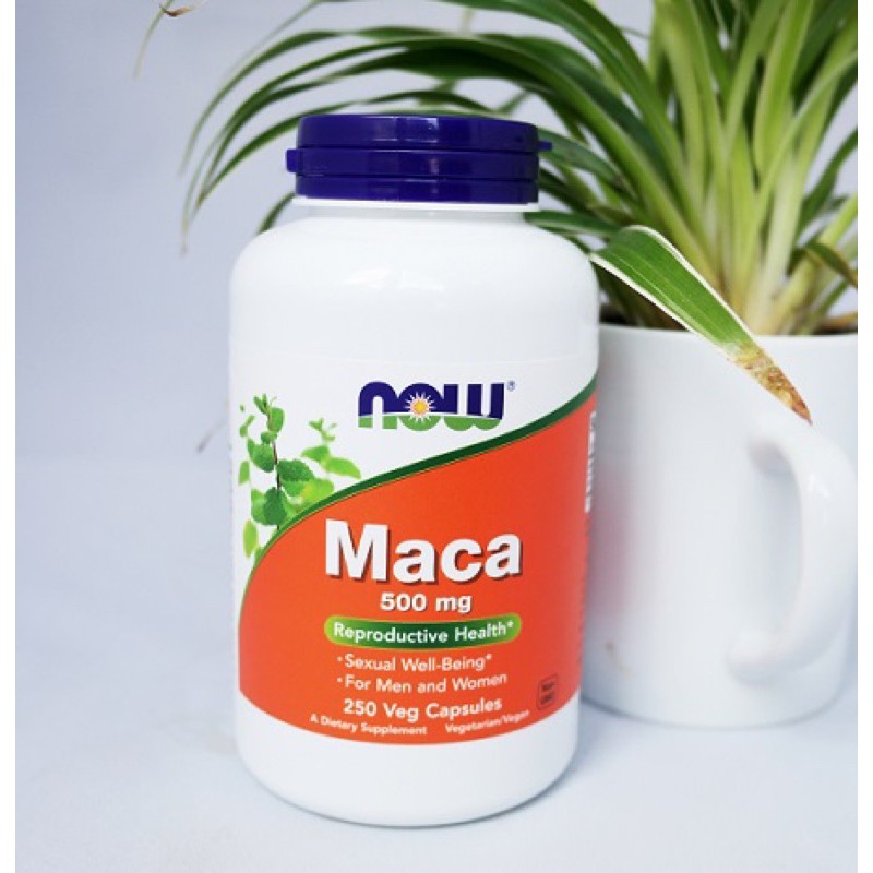 Now food Maca 500mg tăng cường sinh lý cho nam và nữ 250vien