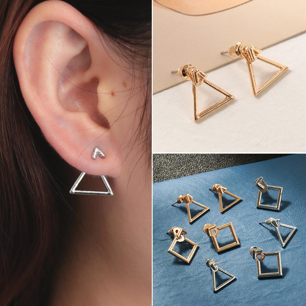 Bông Tai Hình Tam Giác Thời Trang Dành Cho Nữ