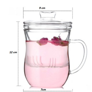 Cốc pha trà thủy tinh Zeno CLL01 - 350ml