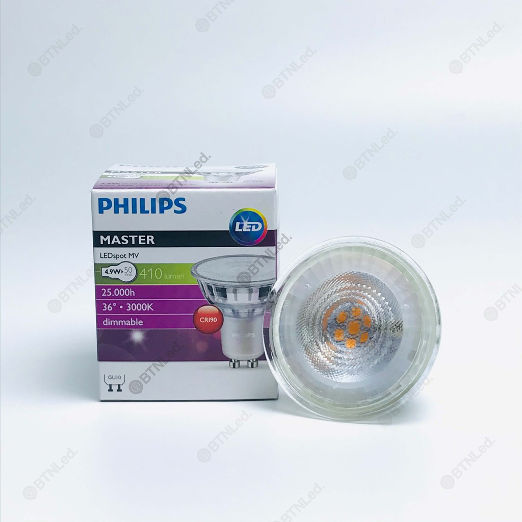 Bóng đèn PHILIPS Master LEDspot GU10 36D Dim - [HÀNG CHÍNH HÃNG] - Mang đến không gian ánh sáng đẳng cấp