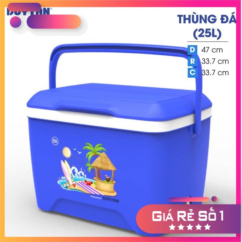 Thùng đá nhựa Duy Tân dung tích 25L - No.0239