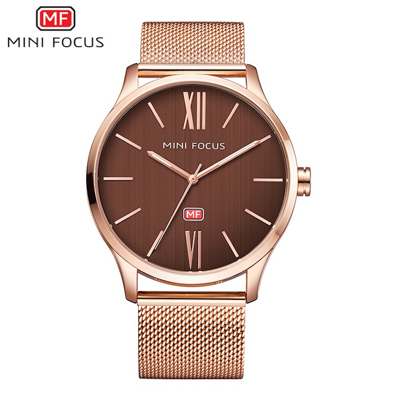 ĐỒNG HỒ NAM MINI FOCUS ĐẲNG CẤP DOANH NHÂN DÂY KIM LOẠI KHÔNG GỈ MF018 | BigBuy360 - bigbuy360.vn