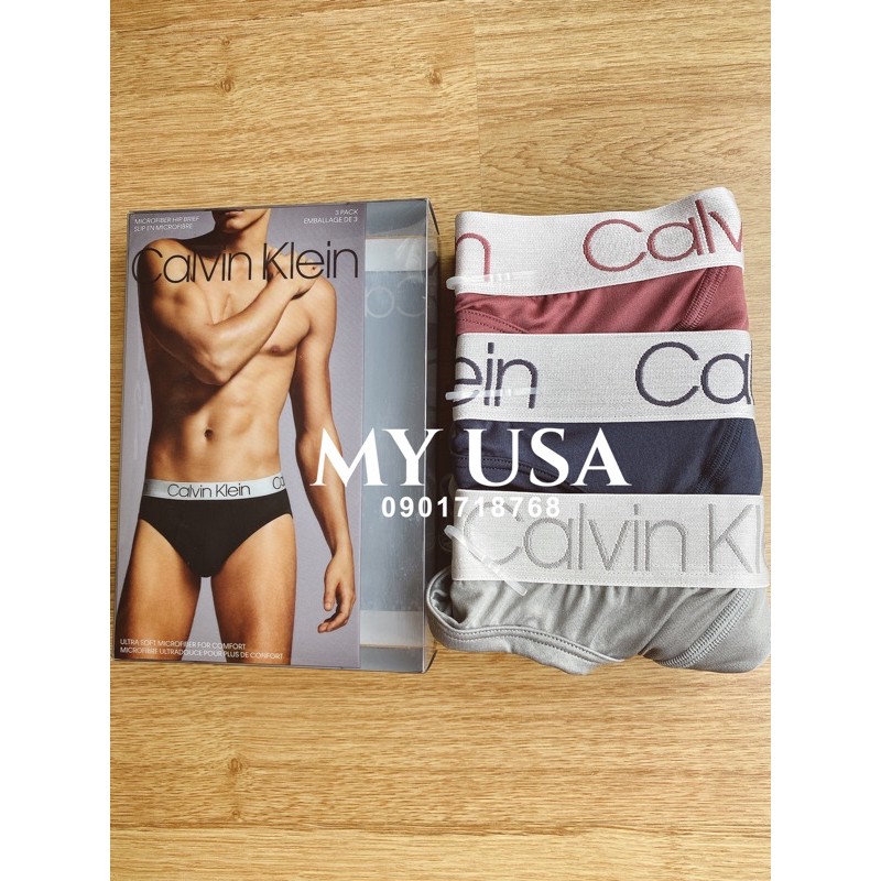 Quần lót nam Ck ❤️Quần lót Calvin Klein Microfiber Hip/Boxer/Trunk từ Mỹ