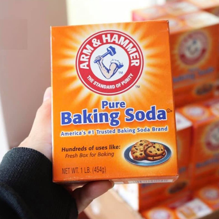 Bột Baking Soda đa công dụng khử mùi, diệt khuẩn, tẩy rửa, làm bánh, chăm sóc da 454g