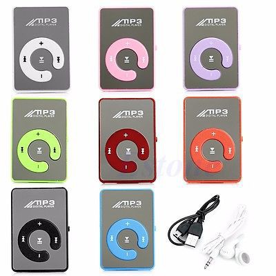 Máy nghe nhạc mp3 hỗ trợ thẻ nhớ 8gb sd tf + tai nghe chất lượng cao