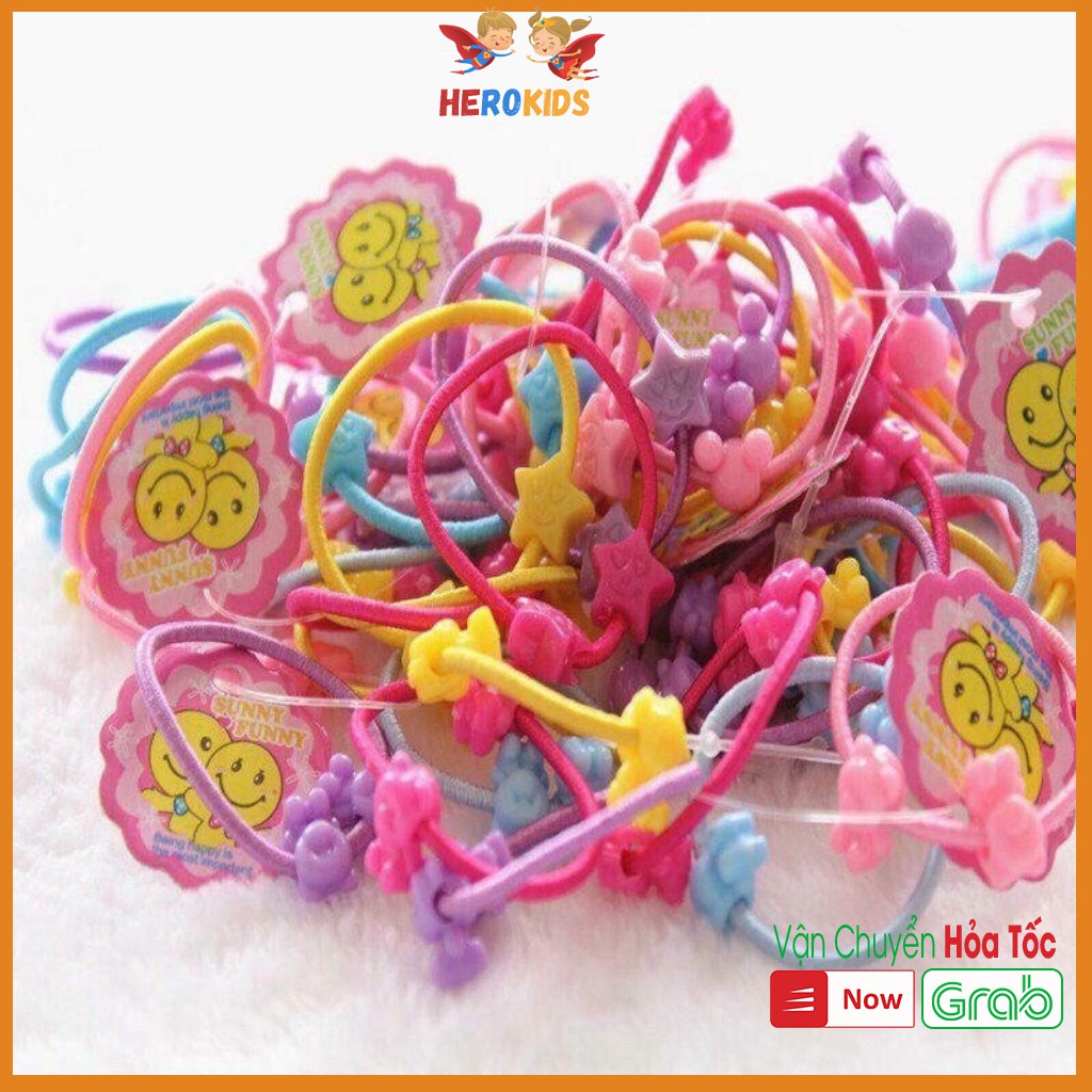 Chun Buộc Tóc Trẻ Em - Người Lớn (Combo 5 Dây)
