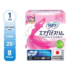 Băng vệ sinh Sofy Skin Comfort Ultra Thin 25/26cm 8 miếng