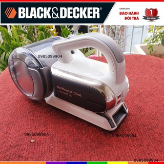 Máy hút bụi cầm tay dùng pin vệ sinh xe hơi ô tô cao cấp 18v Black & Decker
