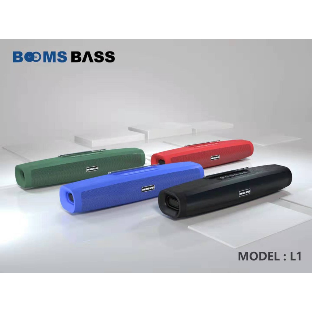 [Video Thật] Loa Booms Bass L1 Bluetooth, Âm Bass Mạnh Mẽ, CNS.365 Ăng-ten Bắt Tần Số Siêu Nhạy, Kệ Để Điện Thoại