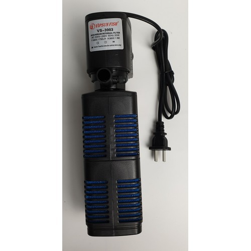 Vipsun VS-3003 (20W-1750L/H-1.5M) - Máy Bơm Lọc Và Tạo Khí Cho Hồ Cá