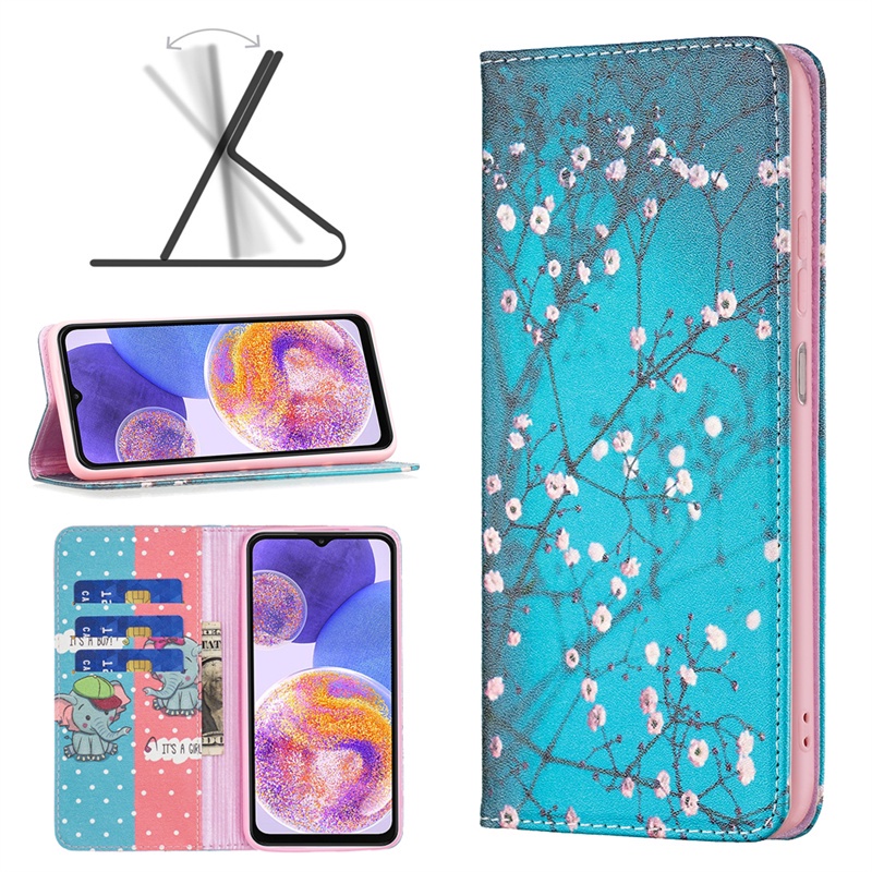 Bao Da Mềm Nắp Gập Từ Tính Cho Samsung Galaxy A13 A23 A33 A53 5G A03