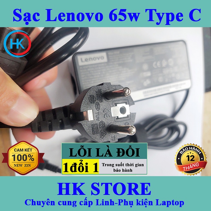 Sạc Lenovo 20V -3.25A 65W chân Type C