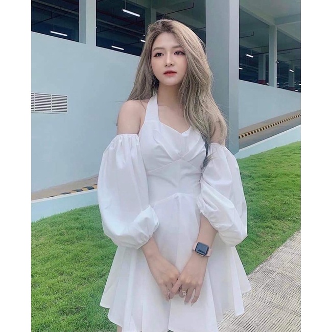 (CÓ SẴN) WELI DRESS - ĐẦM TRỄ VAI CỘT CỔ TAY RỜI CỰC ĐẸP