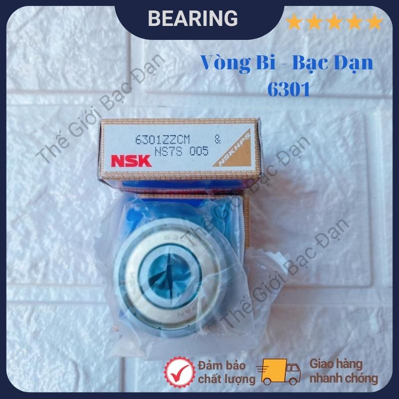 Vòng bi bạc đạn NSK 6301 ZZCM - hàng đẹp - chất lượng cao - Thế Giới Bạc Đạn