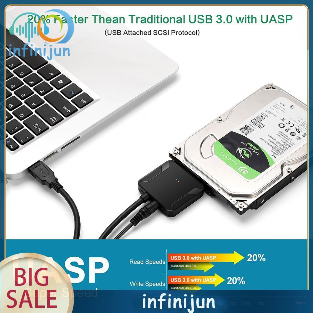 Cáp Chuyển Đổi Usb 3.0 Sang Sata Cho Ổ Cứng Hdd 2.5''